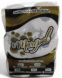 Papel Toalha Bobina Branco 6x20x150 Maripel