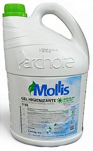 Mollis Gel Higienizador para as Maos 5 L