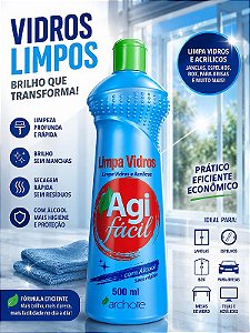 Agi Facil Limpa Vidros 500 Ml