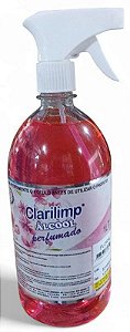 Alcool Perfumado Floral 1 L com Borrifador