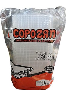 Pote Retangular 750ml Frezer e Microondas