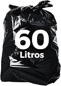 Saco de Lixo 60 Litros M 0,08 Fd C/50 Und