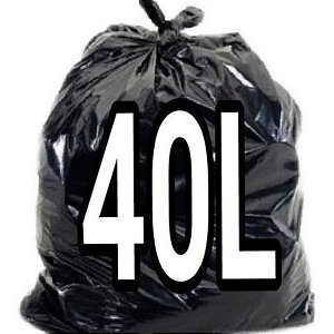 Saco de Lixo 40 Litros M 0,06 Fd C/50 Un