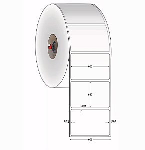Etiqueta 60x40 C/21 Mts Pct C/4