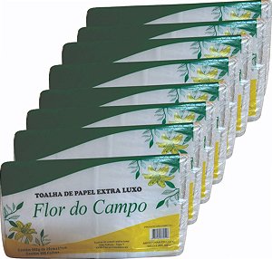 Papel Toalha Interf Ext Lx 100%cl Flor 8fd C/500gr