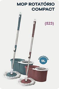 Mop Rotatório Compact 9 Litros Nobre