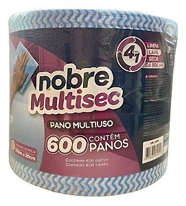 Pano Multiuso Nobre 20cm X 300mts 600pan azul
