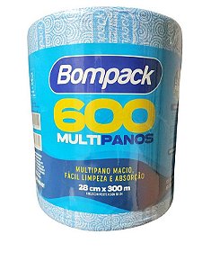 Pano Mult. Bompack Slim 28cm X 300mt Azul 600p