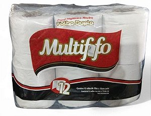 Papel Higienico Multifofo 12 30m Folha Dupla