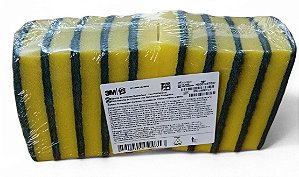 Esponja Dupla Face Scotch Brite Pct C/ 10