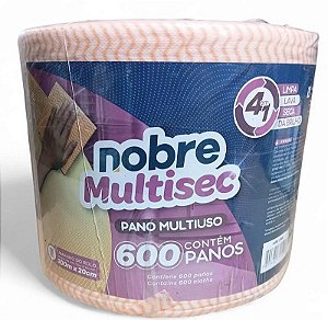 Pano Multiuso Rolo C/20cm X 300m C/600 Pn Laranja