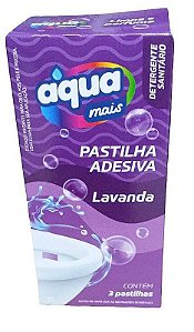 Pastilha Adesiva Lavanda Aquamais C/3un