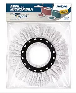 Refil de Microfibra P/ Conjunto Mop Rotatorio 9l