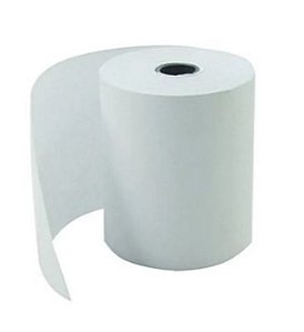Bobina Papel 1 Via 57x30 Mts Branca Calculad. Un