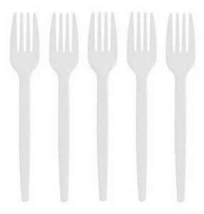 Garfo Straw Descartavel Refeicao Fd C/50 Un