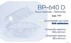 POTE CRISTAL 1 DOCE REDONDO 640-D CX C/300