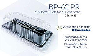 POTE BP- 62 PR CRISTAL RETANGULAR CX C/100
