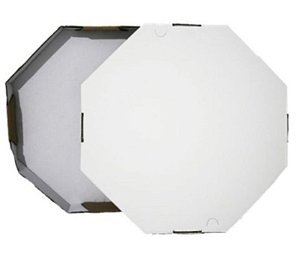 Caixa Oitavada Branca 45 Cm Fd C/20