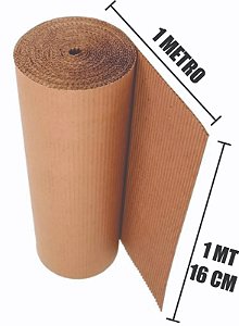 Bobina de Papelao Ondulado 1,16 X por Metro Linear