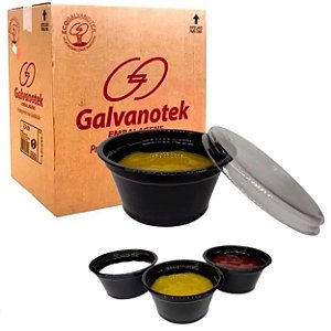 Pote P/ Molho B/preta Galvanotek 30ml Cx C/ 700