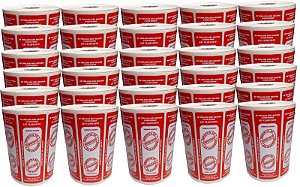 Lacre de Seg.30 Rolos 110x35 C/ 921 Et.verm/bran