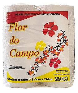 Papel Hig Flor do Campo Branco Rec 9x200m 8 Rls