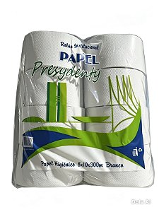 Papel Hig Presydenty Branco Rec 10x300m 8 Rls