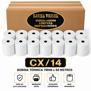 Bobina Térmica 79x80 = 80x80 Cx C/14 Un.