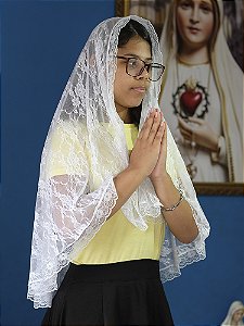 Véu para Santa Missa (branco)