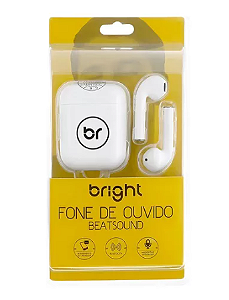 Fone Sem Fio Bright Fn561 Bt 5.0 Bco
