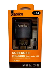 Carregador V8 Car-9018 5.1 - Basike