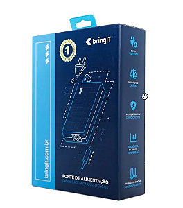 Fonte Not Positivo 19V 3.42A 5.5*2.5Mm