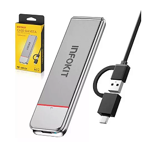 Case Gaveta Portatil Ssd M2 Aluminio
