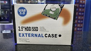 Case Hd Externo De 2.5 Sata Para Usb 3.0 Transparente
