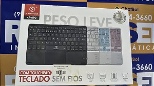 Teclado Bluetooth Com Touch Ka-690