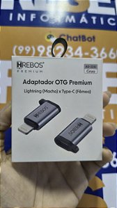 Adaptador Otg Iphone P/ Tipo C Ad-225I