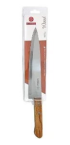Faca para Carnes Wood Mundial 6" em Aço Inox e Cabo em Madeira 1510-6