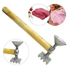 Martelo Para Amaciar Carne Bife Em Alumínio Cabo Em Madeira