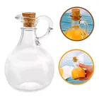 Galheteiro de vidro com tampa rolha 300ml