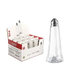 Saleiro pimenteiro 45ml Vidro Lord 01 unidade