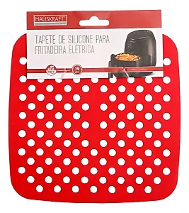 Tapete silicone quadrado Air Fryer Fritadeira hauskraft