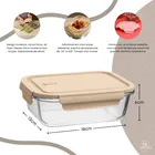 Pote de vidro borossilicato 680ml Capuccino