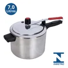 Panela de pressão polido 7,0 Litros Alumínio Arary