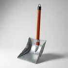 Pá de lixo Metal galvanizado Cabo Curto 40cm.