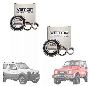 Kit de Rolamento de Roda Traseira - Suzuki Jimny / Samurai 1.3 16V