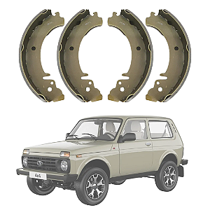 SAPATA LONA FREIO LADA NIVA 1.6 8V 90 A 95
