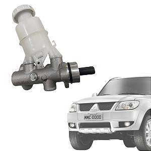 CILINDRO MESTRE DE FREIO MITSUBISHI PAJERO TR4 / IO 2002 EM DIANTE – CÂMBIO MANUAL – 2 SAÍDAS – COM ABS