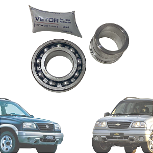 KIT ROLAMENTO RODA TRASEIRA GRAND VITARA TRACKER VITARA 2.0 VK0026TG