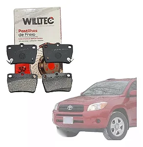 PASTILHA FREIO TRASEIRO RAV4 / TIGGO ---> PW599