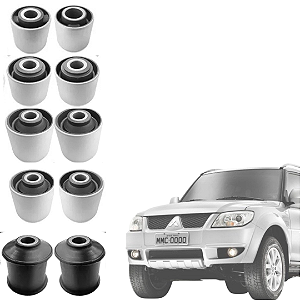 Kit 10 Buchas da Suspensão Traseira (com a Panhard) – Pajero TR4 2.0 16V